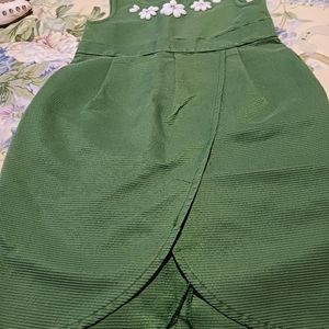 Green gymboree toddler dress